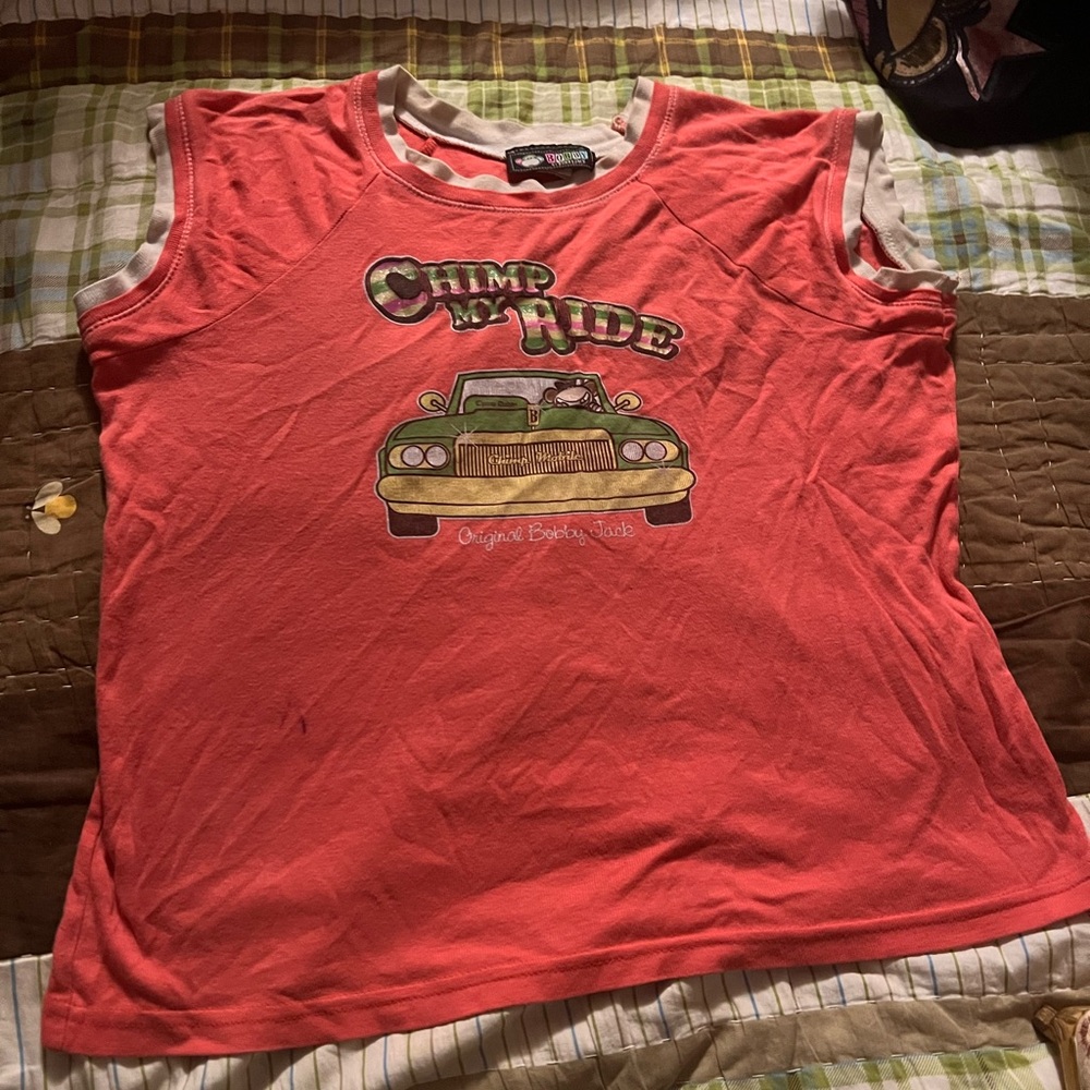 Bobby Jack Chimp My Ride Shirt - Pink